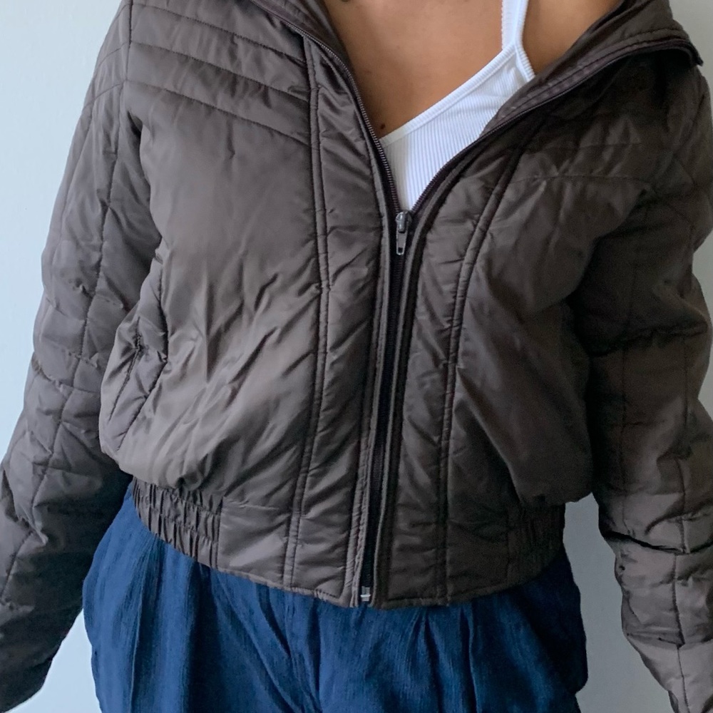 Brown Fall/Winter Puffer Jacket